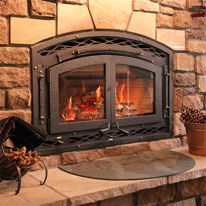 Wood Fireplace - Mt. Horeb WI