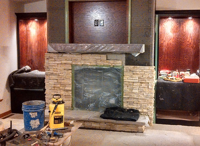 Spring Green Wi - installation of wood fireplace 