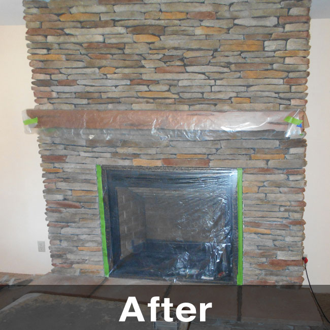 fireplace surround renovation in platteville wi