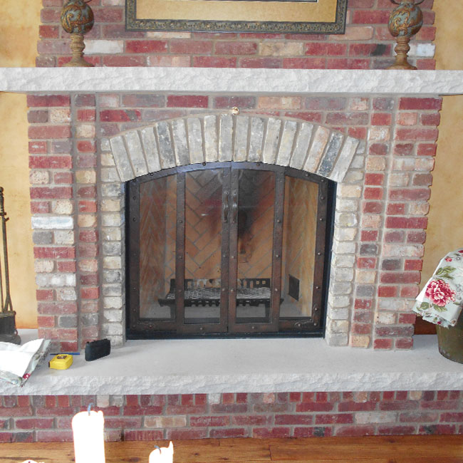 wood burning fireplace in Merrimack Wi