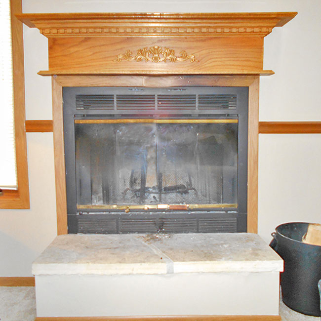 Remodeling wood fireplace in Galena Territory IL 