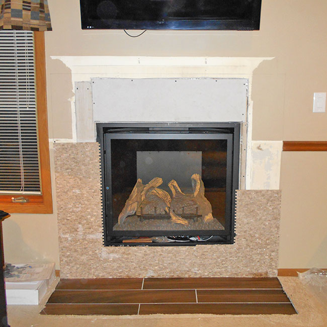 Galena Territory IL new gas fireplace