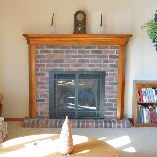 gas fireplace and chimney in Bareveld Wi