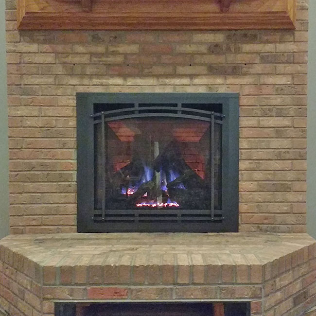 WI great looking fireplace remodeled 