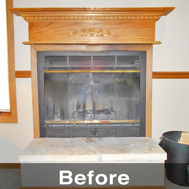 professional gas fireplace install
