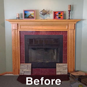 Csi Before After 2 Wisconsin Fireplace Store