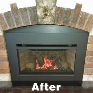new fireplace insert install and renovation in madison wi