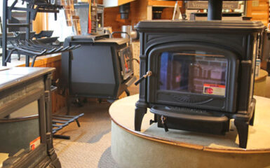 Platteville WI wood burning stove install