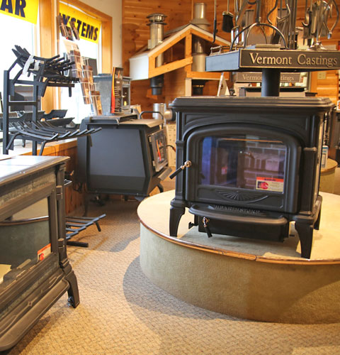  Platteville WI wood burning stove install