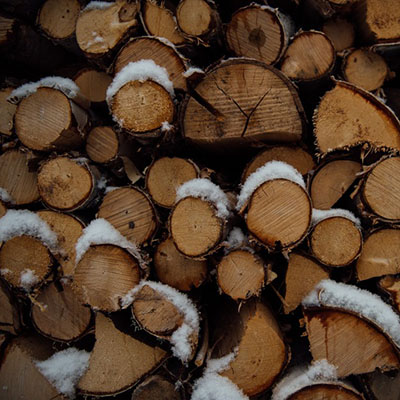 wet firewood