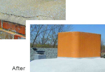 Chimney Crown sealing in Highland WI