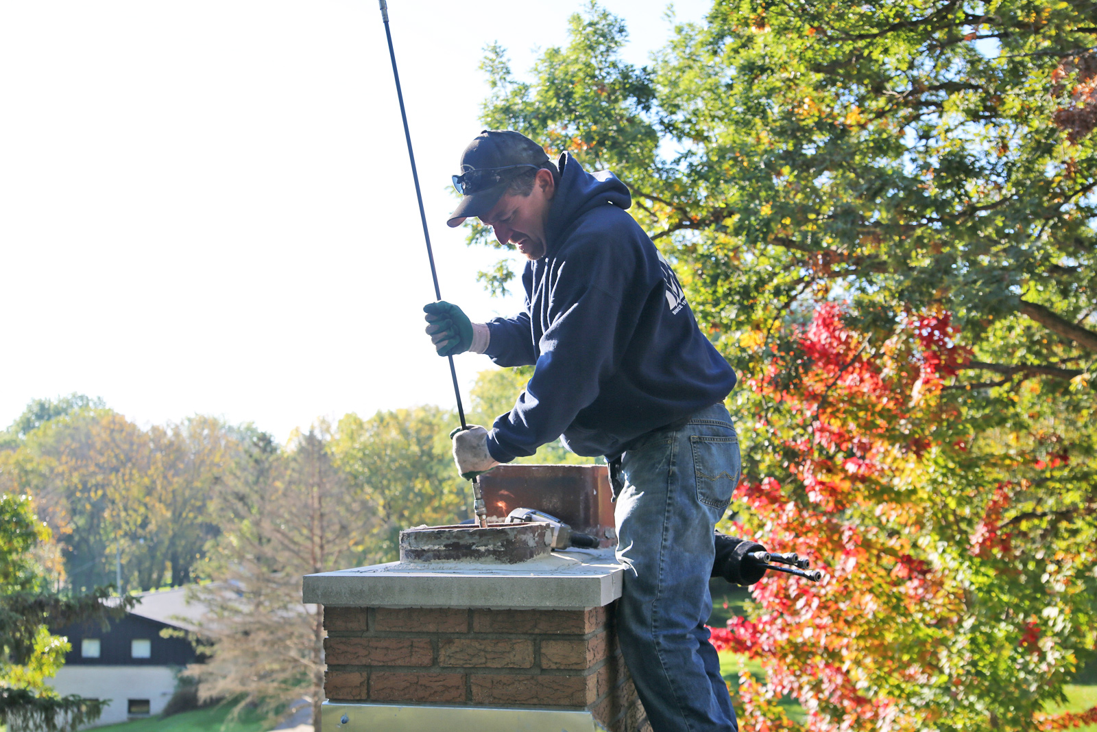 Chimney Sweep, Highland, WI