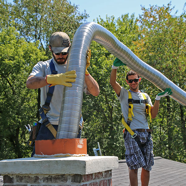 chimney liner install and chimney repairs in Richland Center, WI