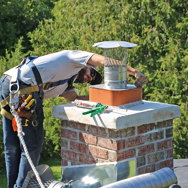 Chimney crown install and chimney repair service in madison wi