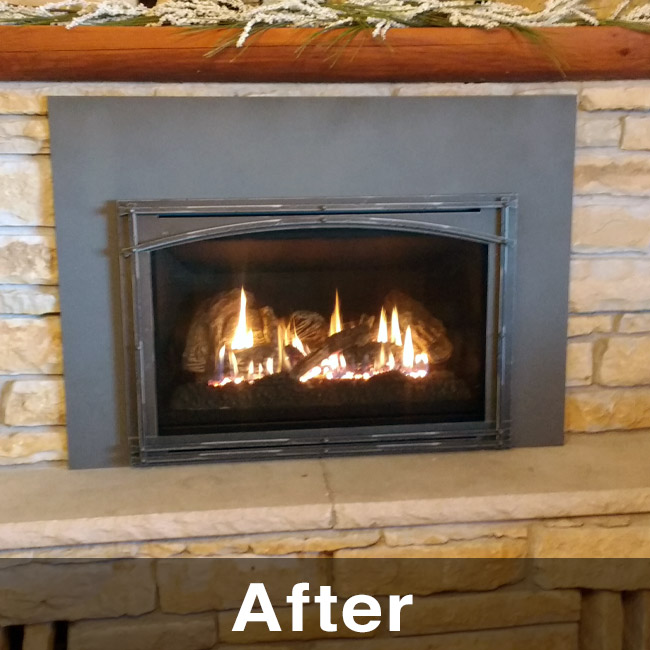 new fireplace installation in Fennimore WI