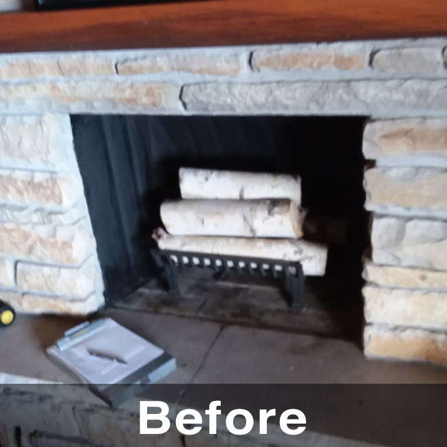 gas fireplace insert install in Fennimore WI