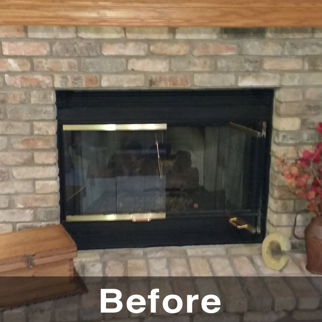 Dubuque IA replace fireplace