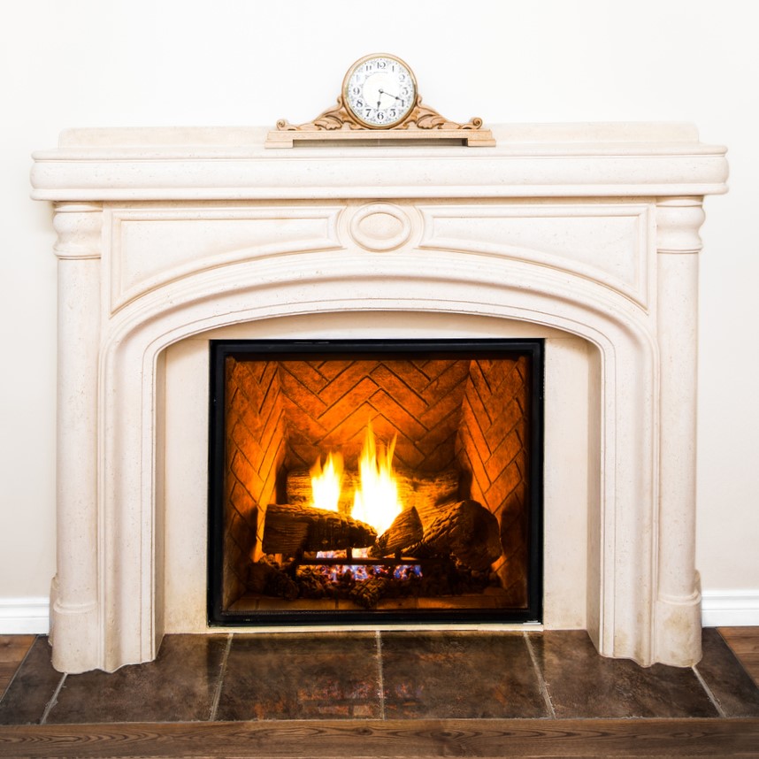 pre-fab fireplace, middleton WI