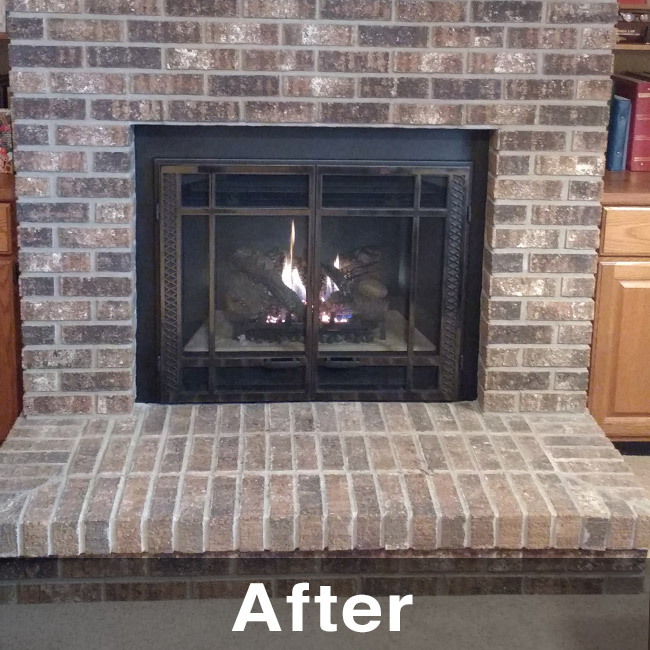 Verona WI fireplace install