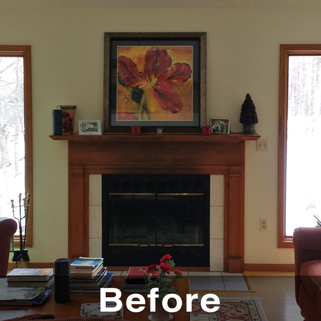 fireplace renovation in Galena IL