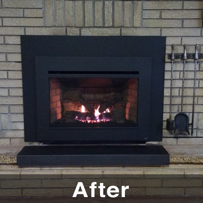 new fireplace insert installation in Mauston WI