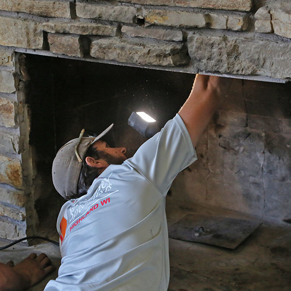 fireplace inspection, boscobel wi