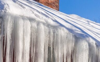 ice dams, middleton wi