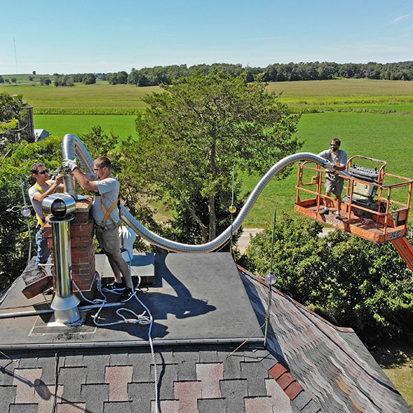 chimney liner, dodgeville wi