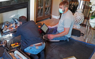 chimney cleaning, spring green wi