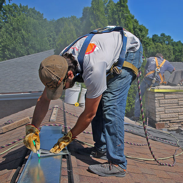 replacing chimney flashing, richland center wi