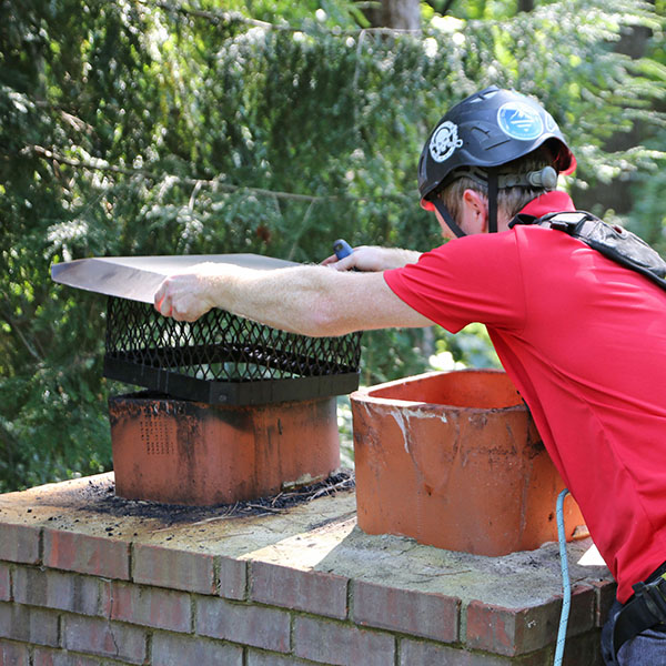 Chimney Cap inspection in Prairie du Chien WI