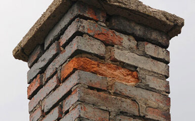 damaged chimney bricks in Spring Green WI
