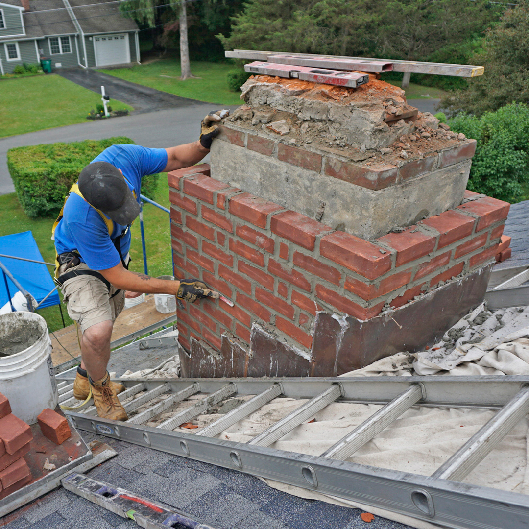 Chimney Masonry Rebuilding in Platteville, WI
