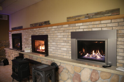 New gas and wood fireplace inserts installed in Fennimore & Madison, WI